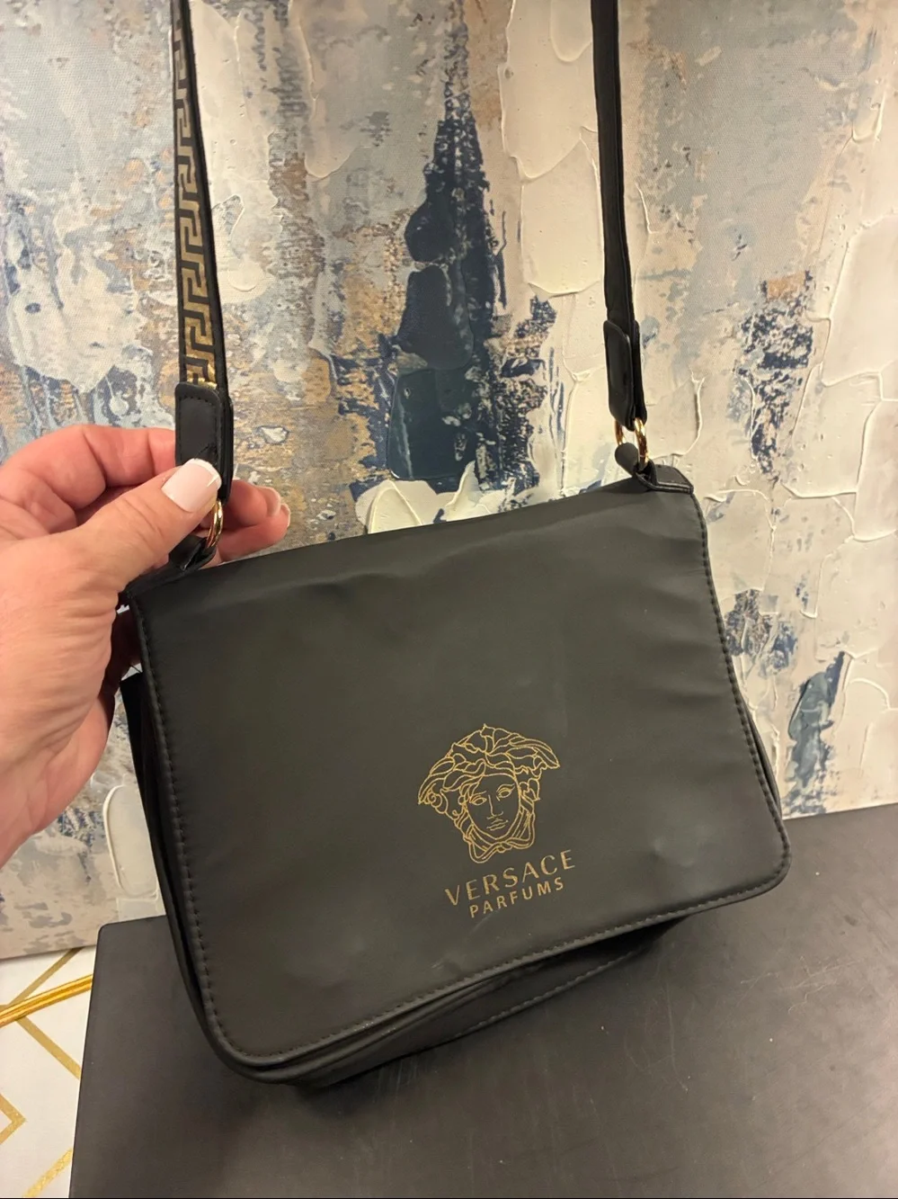 Genuine Versace Promotional Parfum  Medusa Logo Shoulder Bag